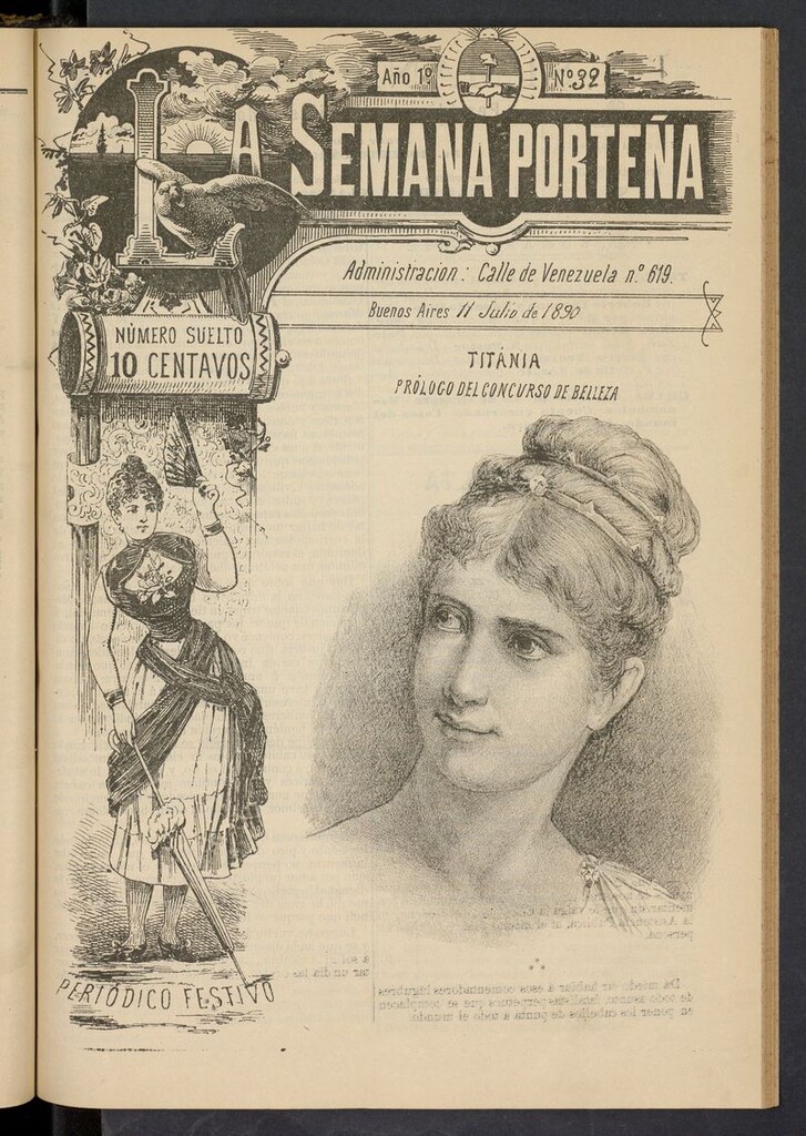 Miniatura de La Semana Porteña: Periódico festivo del 11 de julio de 1890