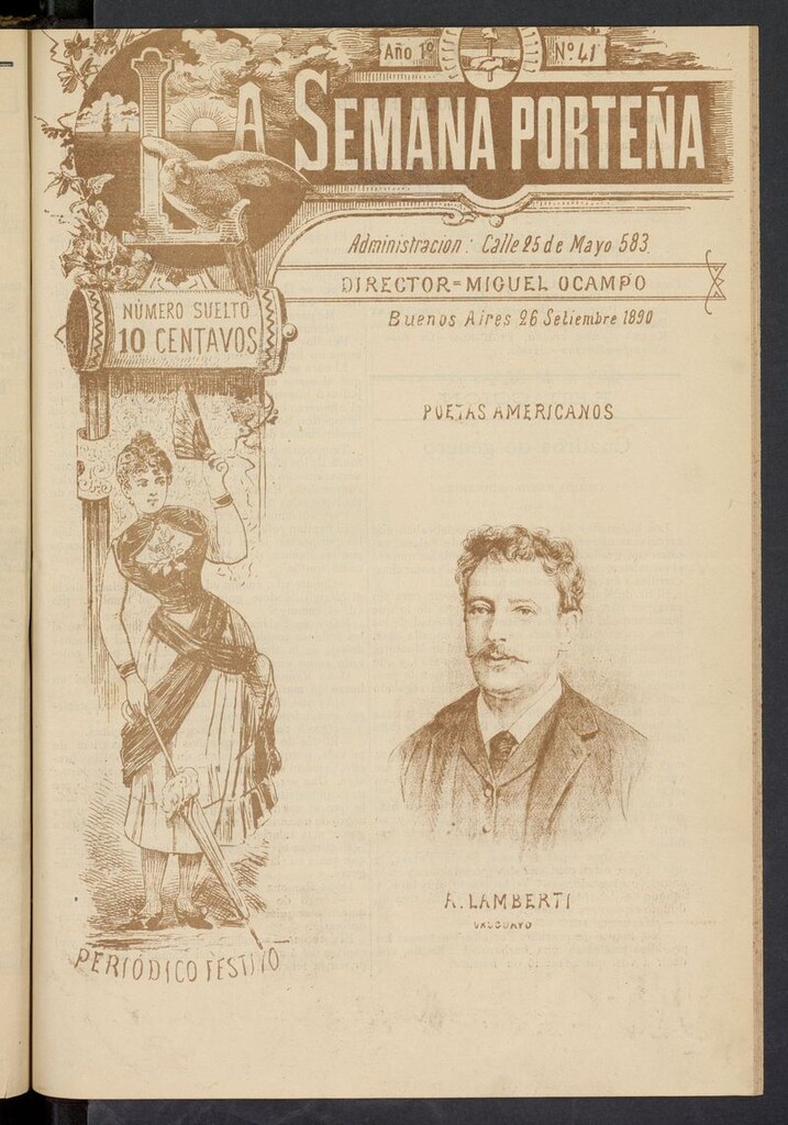 Miniatura de La Semana Porteña: Periódico festivo del 26 de septiembre de 1890