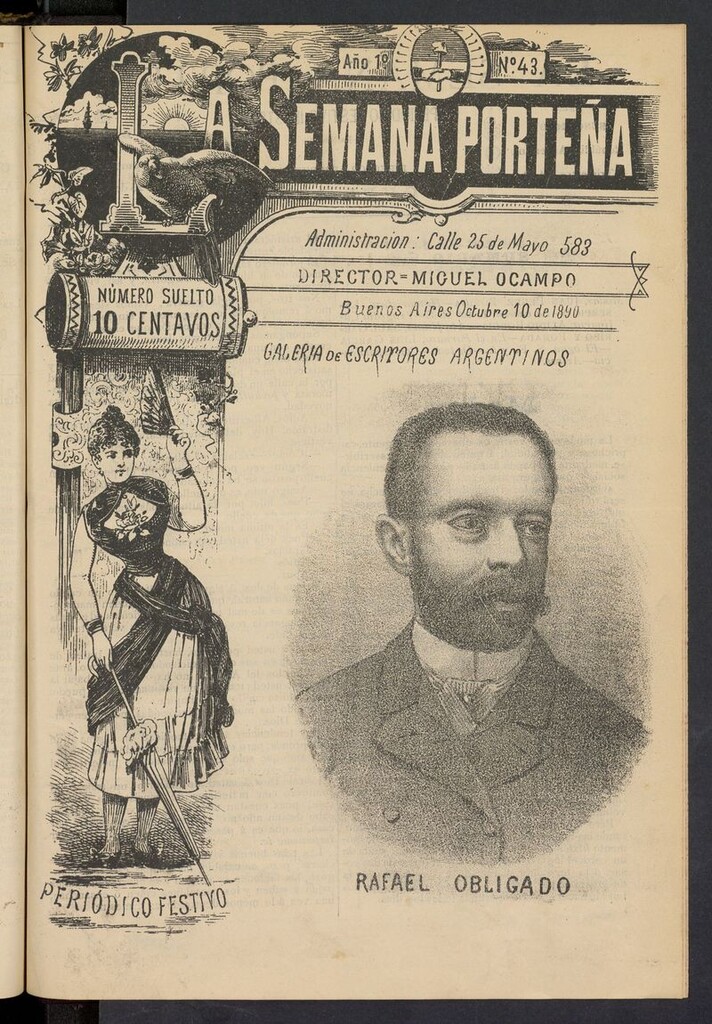 Miniatura de La Semana Porteña: Periódico festivo del 10 de octubre de 1890
