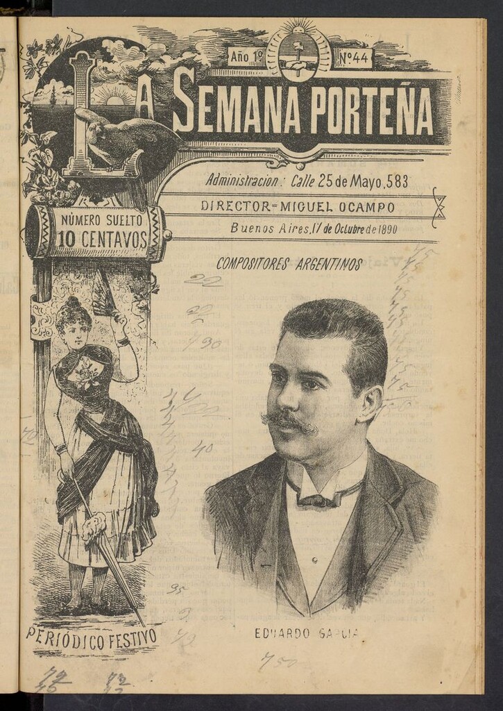 Miniatura de La Semana Porteña: Periódico festivo del 17 de octubre de 1890