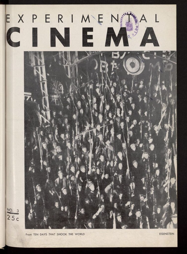 Miniatura de Experimental Cinema del año de 1931, nº 3