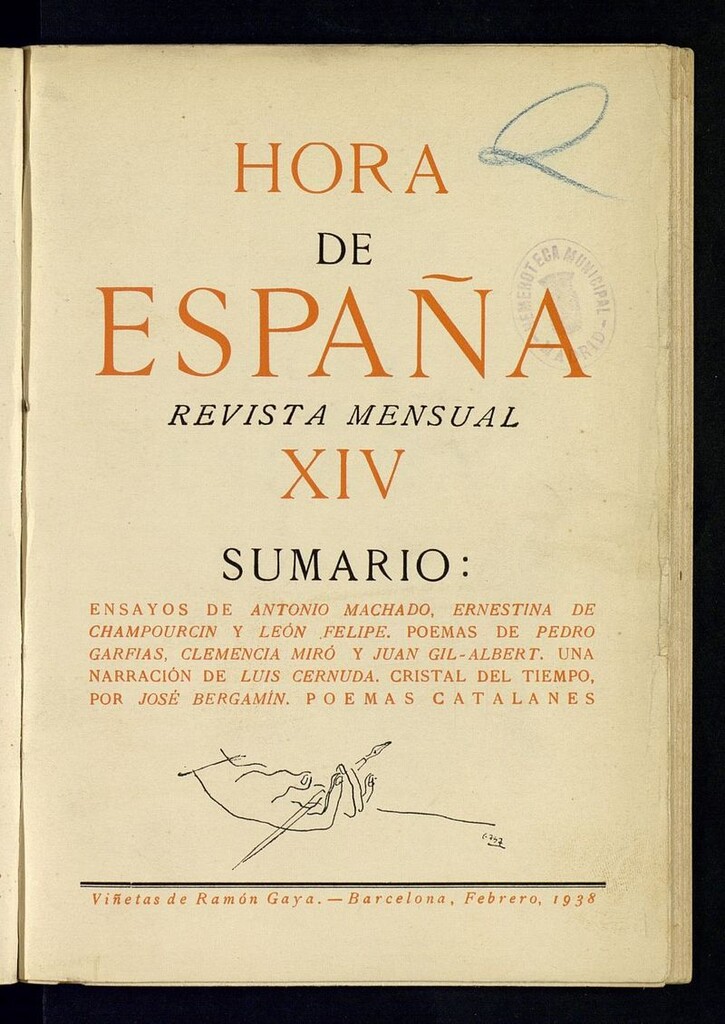 Miniatura de Hora de España de febrero de 1938