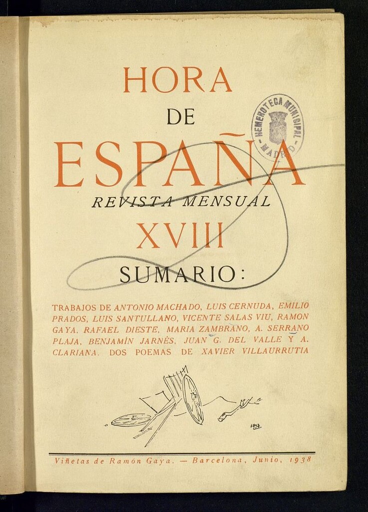Miniatura de Hora de España de junio de 1938
