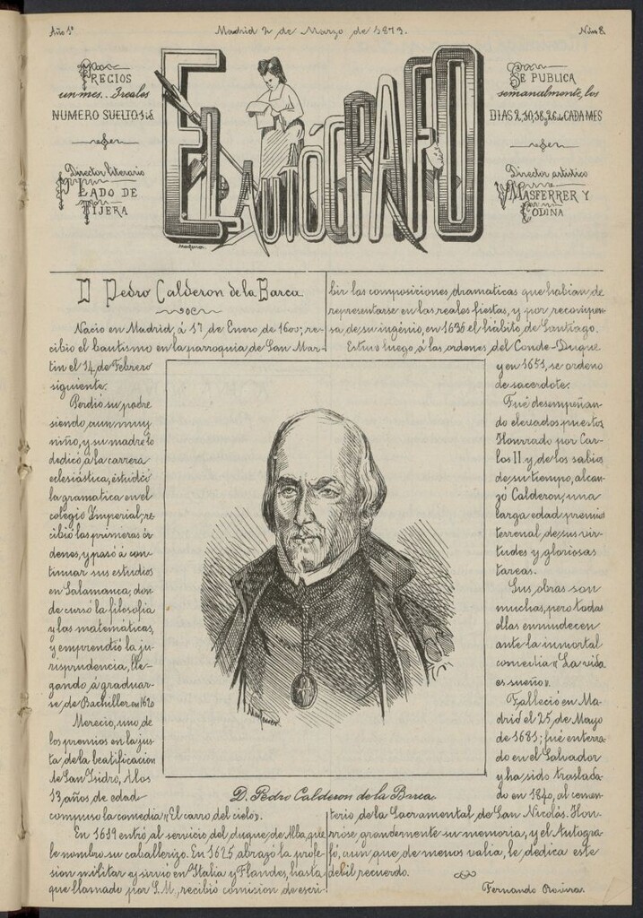 Miniatura de EL Autógrafo del 2 de marzo de 1873, nº 8