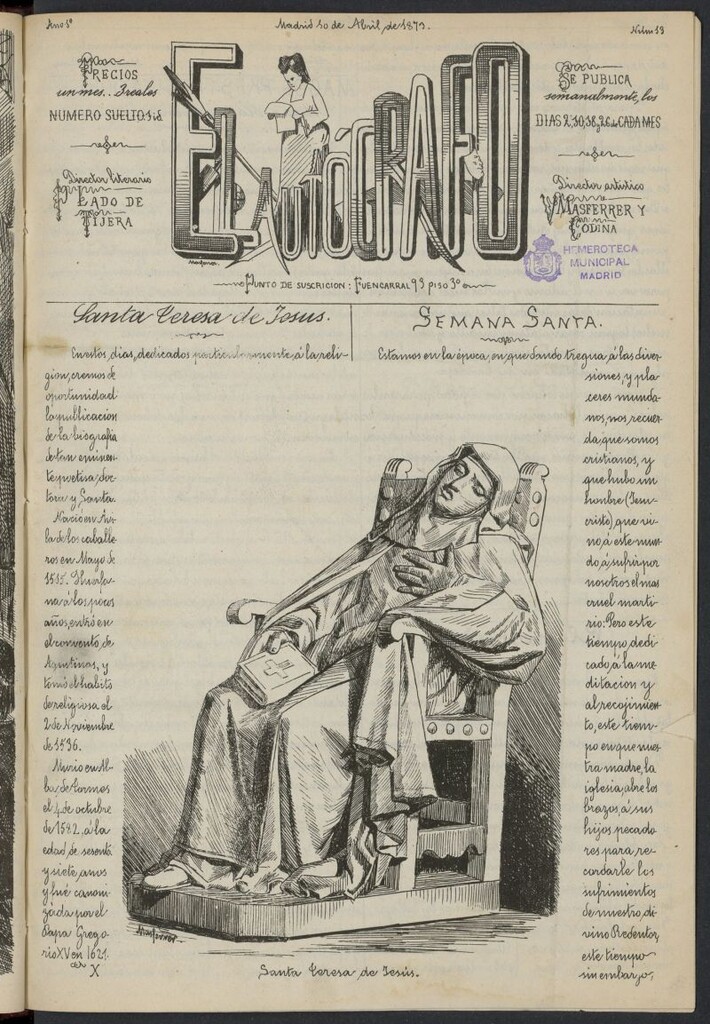 Miniatura de EL Autógrafo del 10 de abril de 1873, nº 13