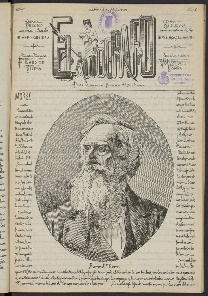 Miniatura de EL Autógrafo del 26 de abril de 1873, nº 15