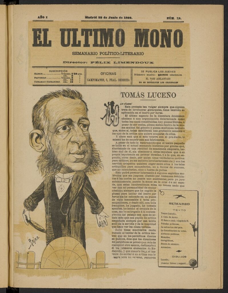 Miniatura de El último mono: impresiones dinamiteras del 22 de junio de 1892, nº 12