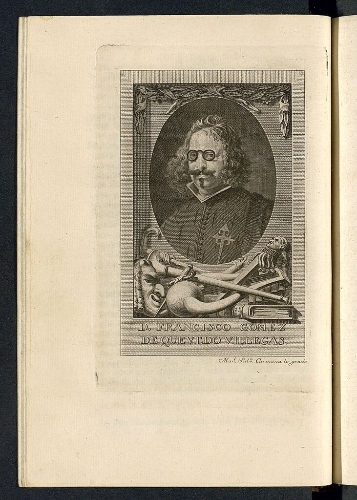 Miniatura de Retrato de Francisco Quevedo