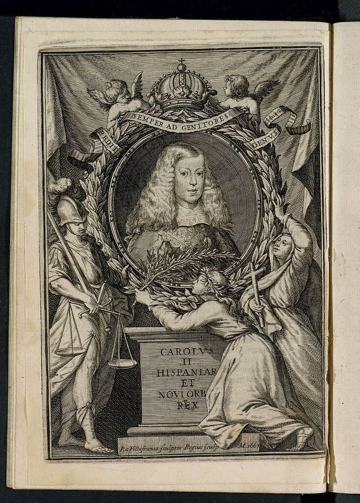 Miniatura de Retrato de Carlos II, rey de España