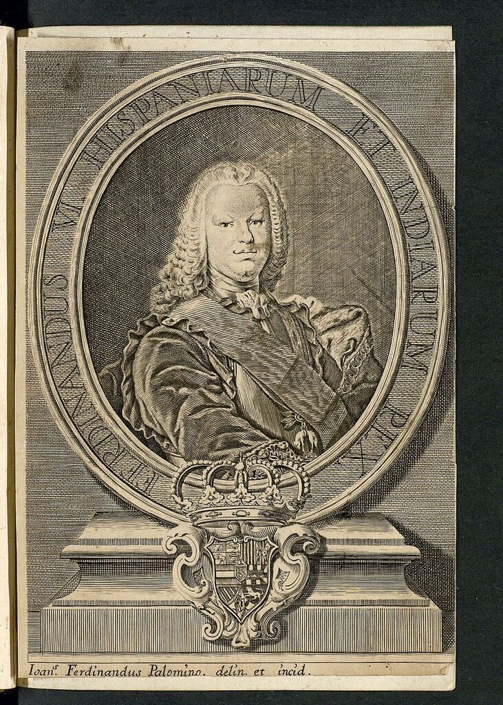 Miniatura de Retrato del Rey Fernando VI