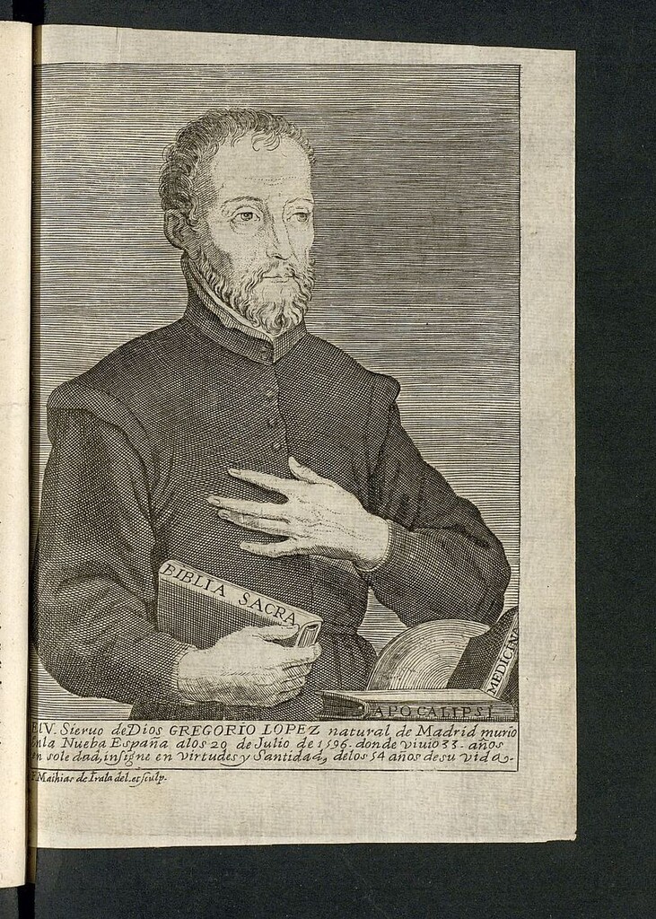 Miniatura de Retrato de Gregorio López
