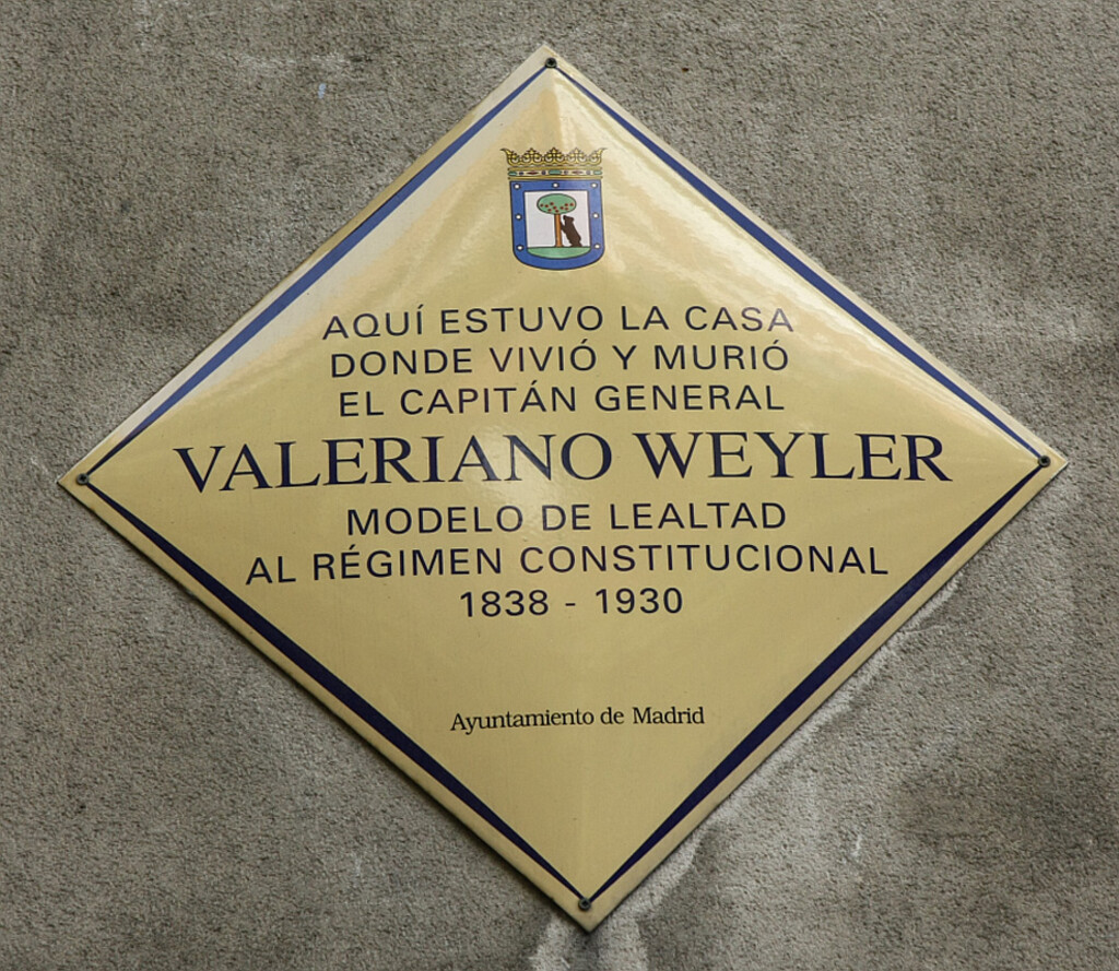 Miniatura de Valeriano Weyler Nicolau