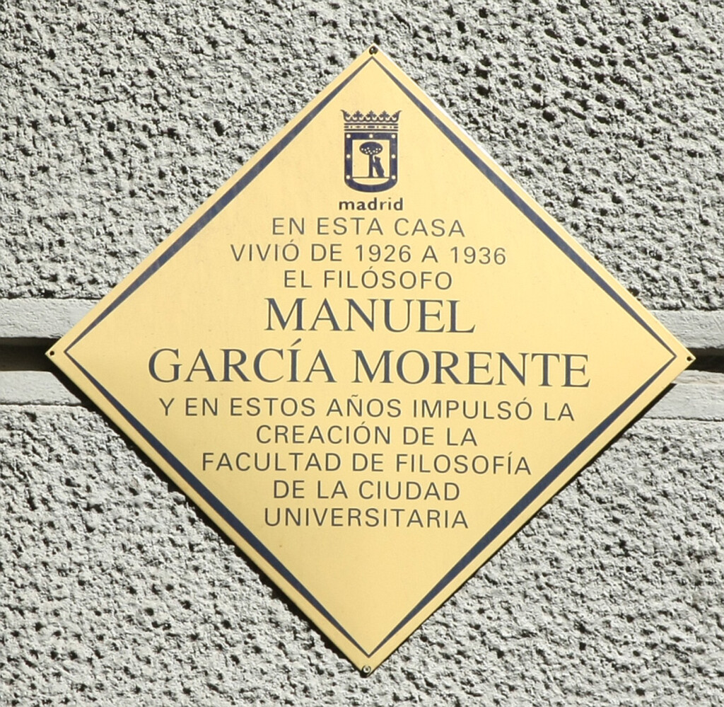 Miniatura de Manuel García Morente