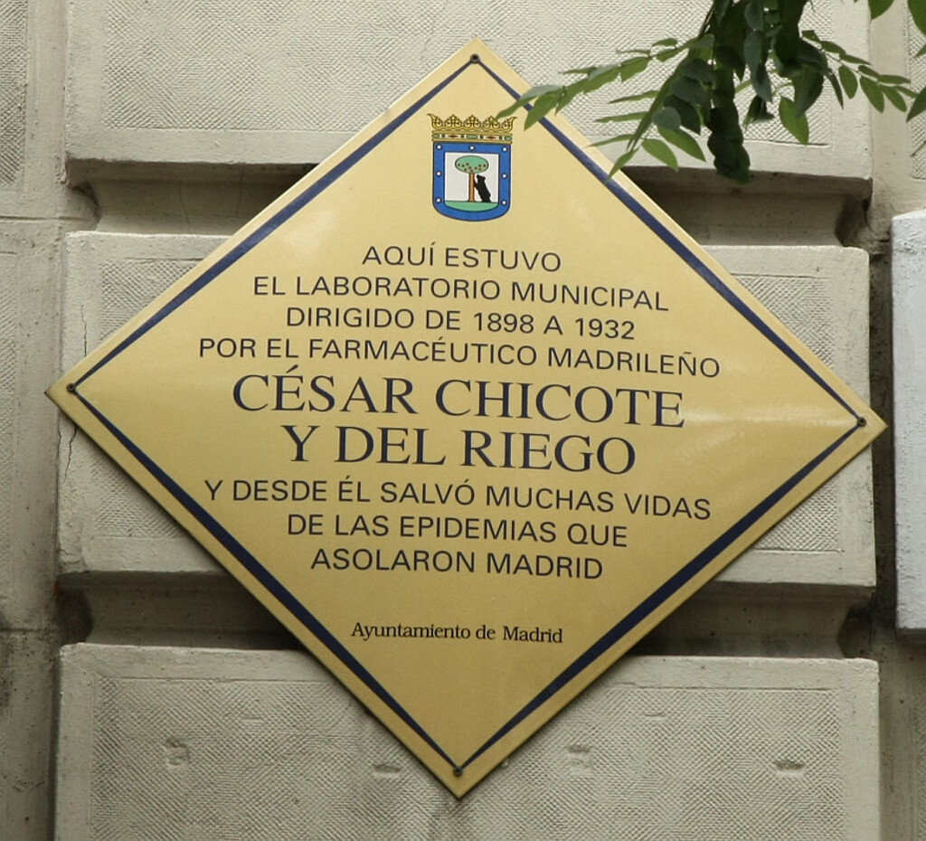 Miniatura de César Chicote y del Riego