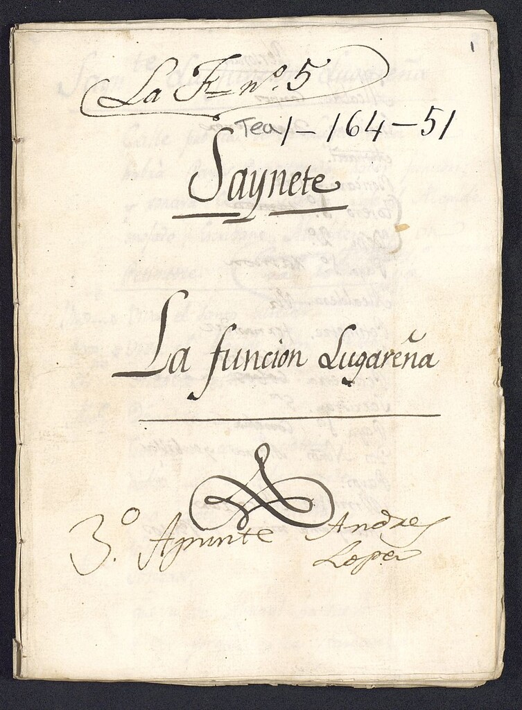 Miniatura de Saynete La Función lugareña