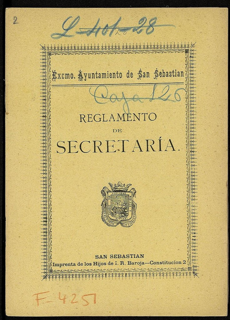 Miniatura de Reglamento de Secretaría
