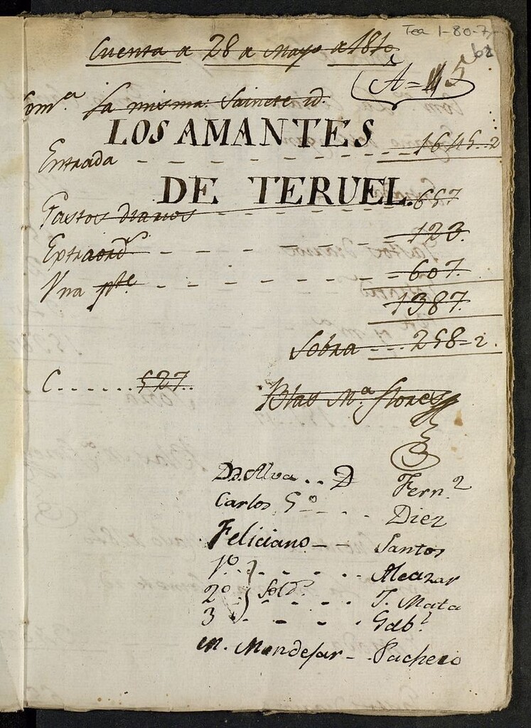 Miniatura de Los Amantes de Teruel