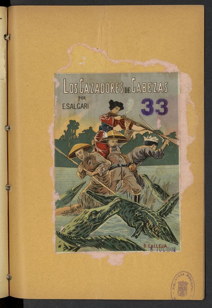 Miniatura de Los cazadores de cabezas : (tercera parte de "Los horrores de Filipinas")