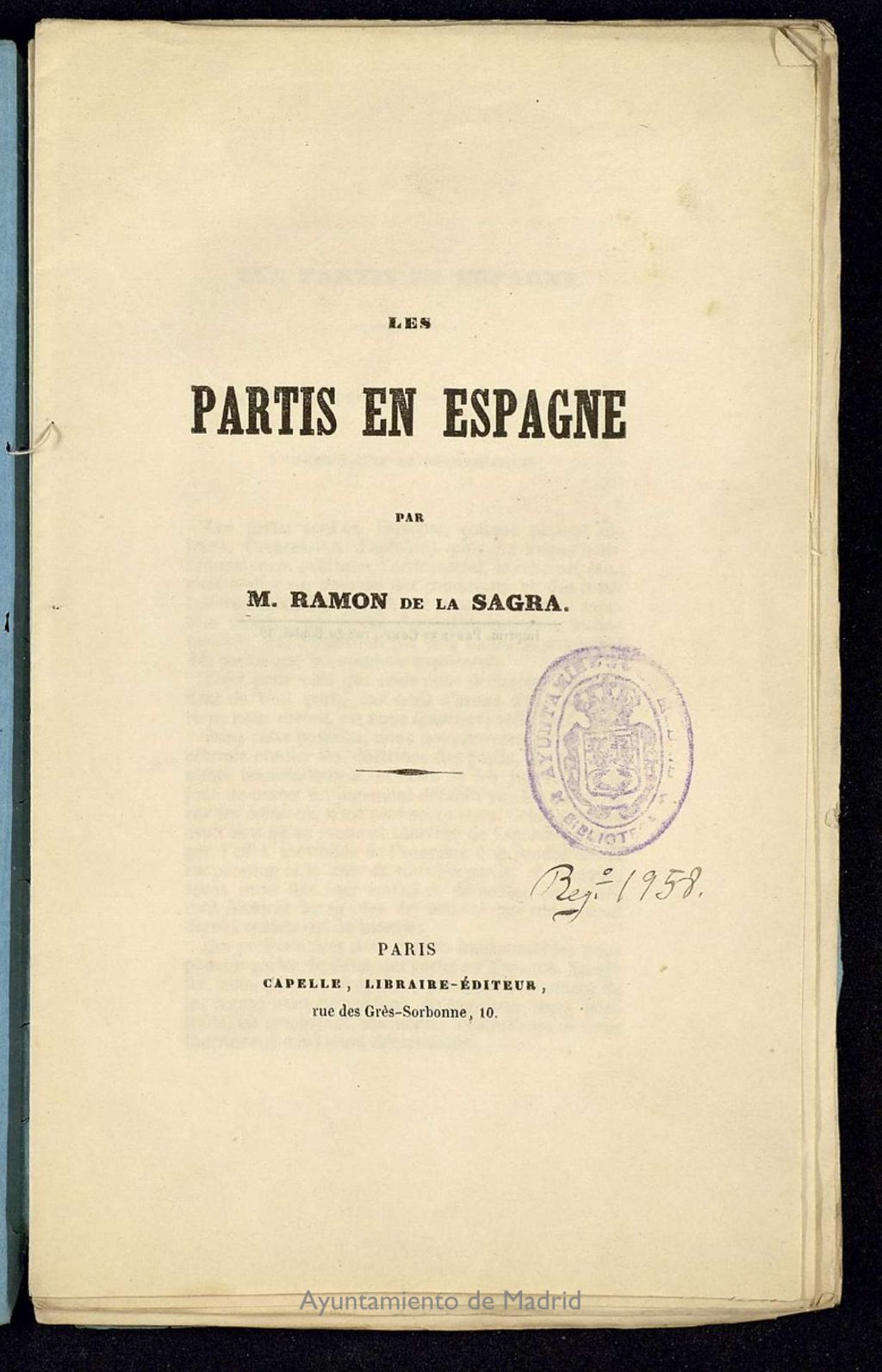 Miniatura de Les Partis en Espagne