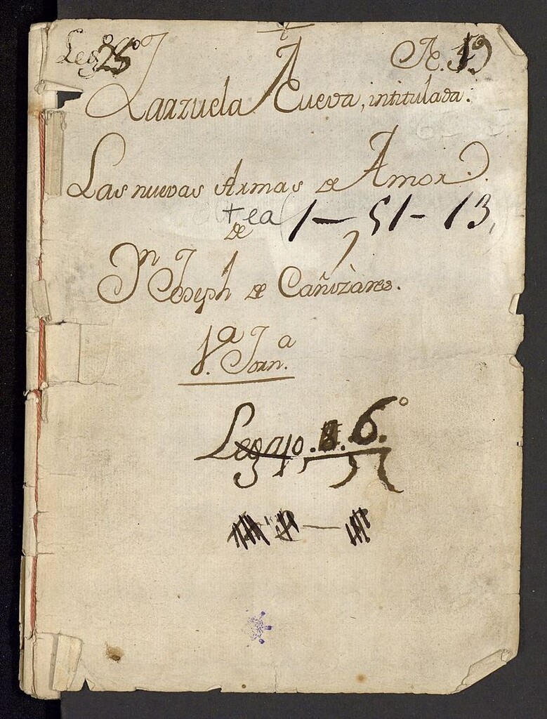 Miniatura de Las nuevas Armas de Amor [Manuscrito]: Zarzuela Nueva