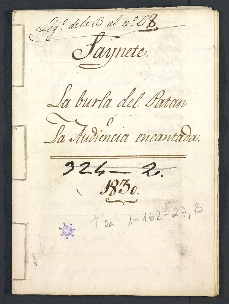 Miniatura de La Burla del Patán : Saynete nuevo