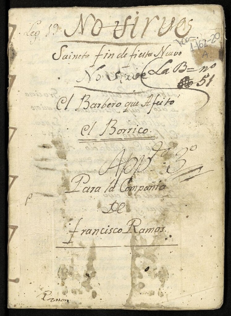 Miniatura de El barbero que afeito al borrico