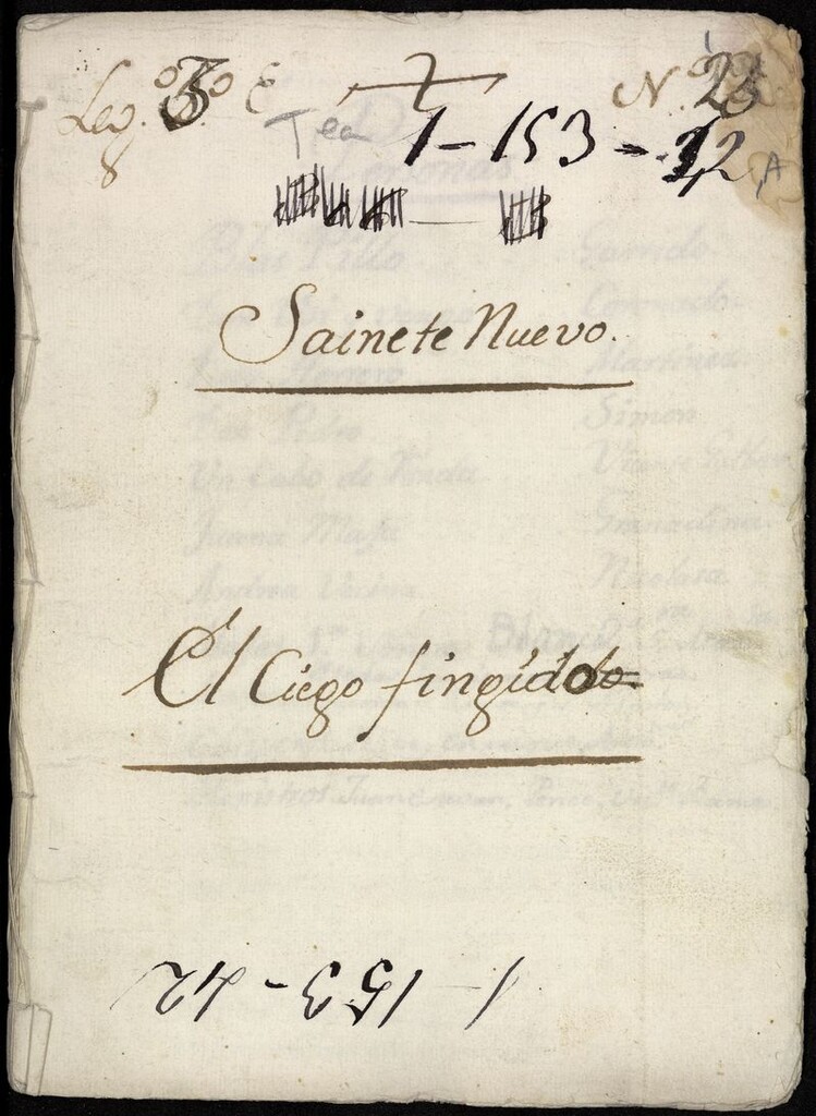 Miniatura de El ciego fingido