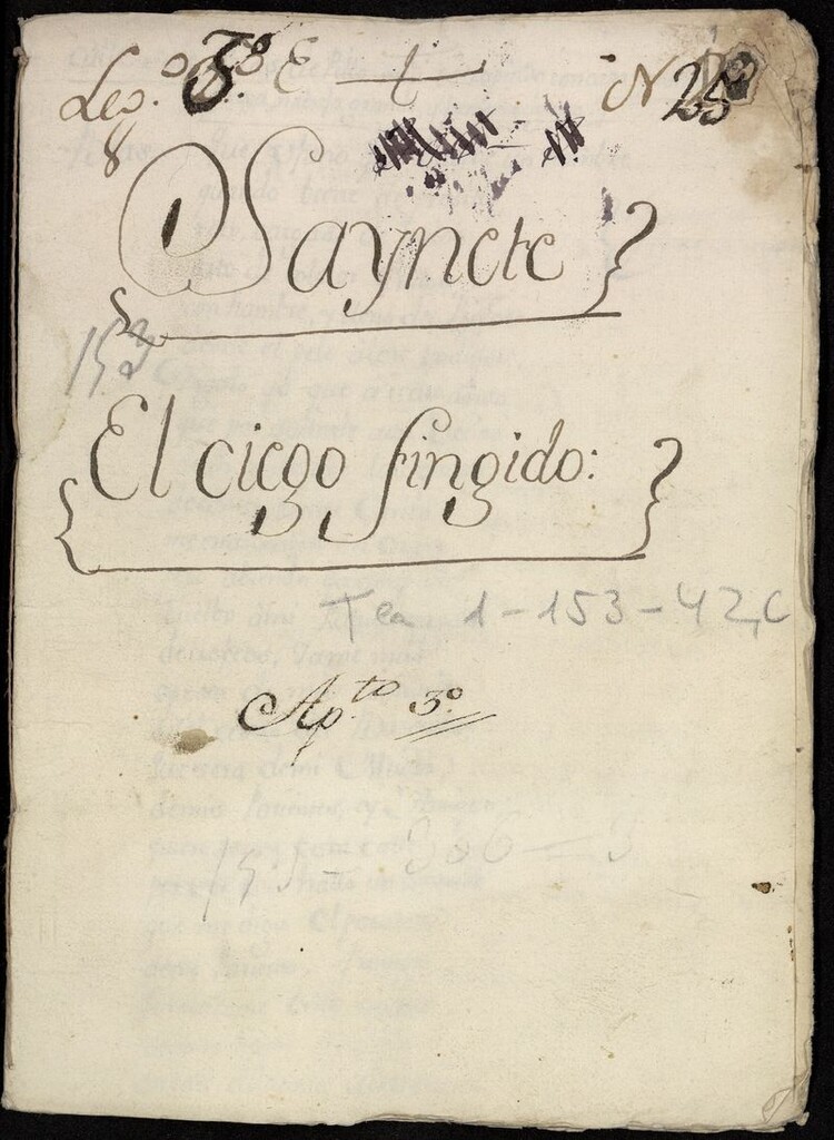 Miniatura de El ciego fingido