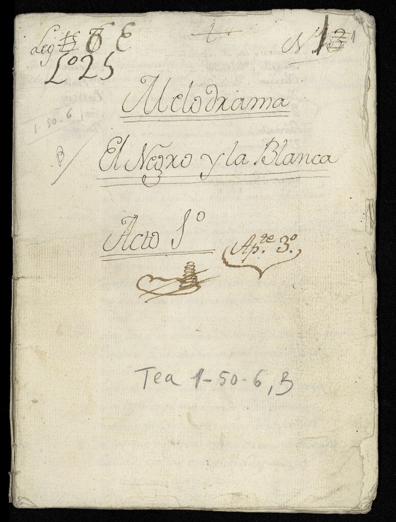 Miniatura de El negro y la blanca