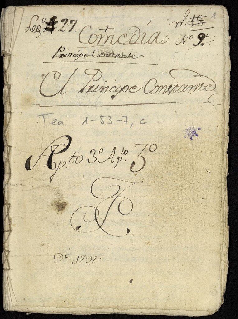 Miniatura de El príncipe constante y martir de Portugal