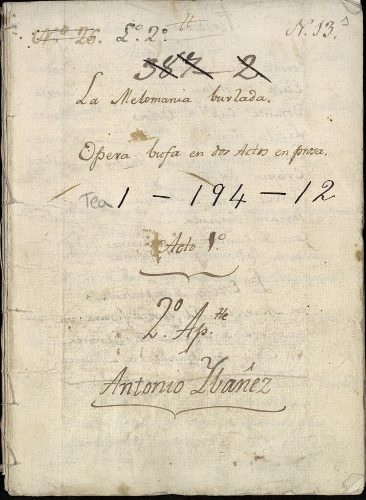 Miniatura de La Melomanía burlada