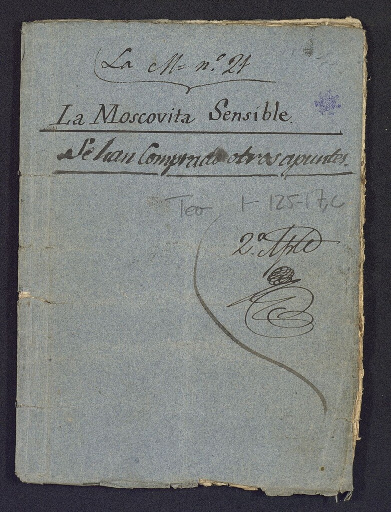 Miniatura de La Moscovita sensible
