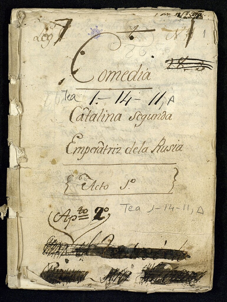 Miniatura de Catalina Segunda Emperatriz de la Rusia