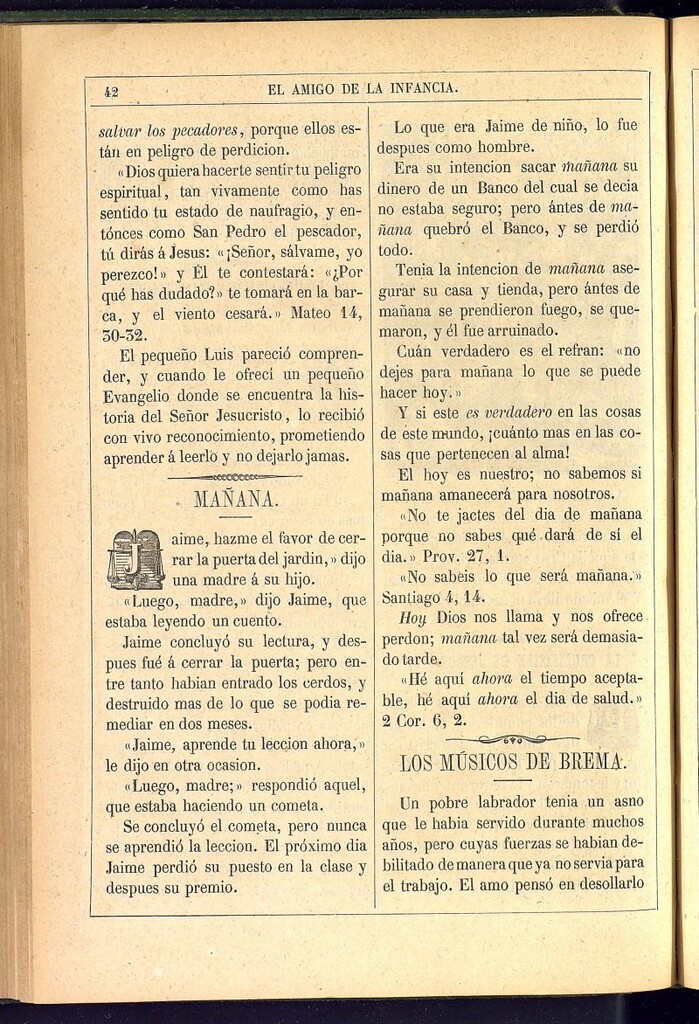 Miniatura de Los músicos de Brema