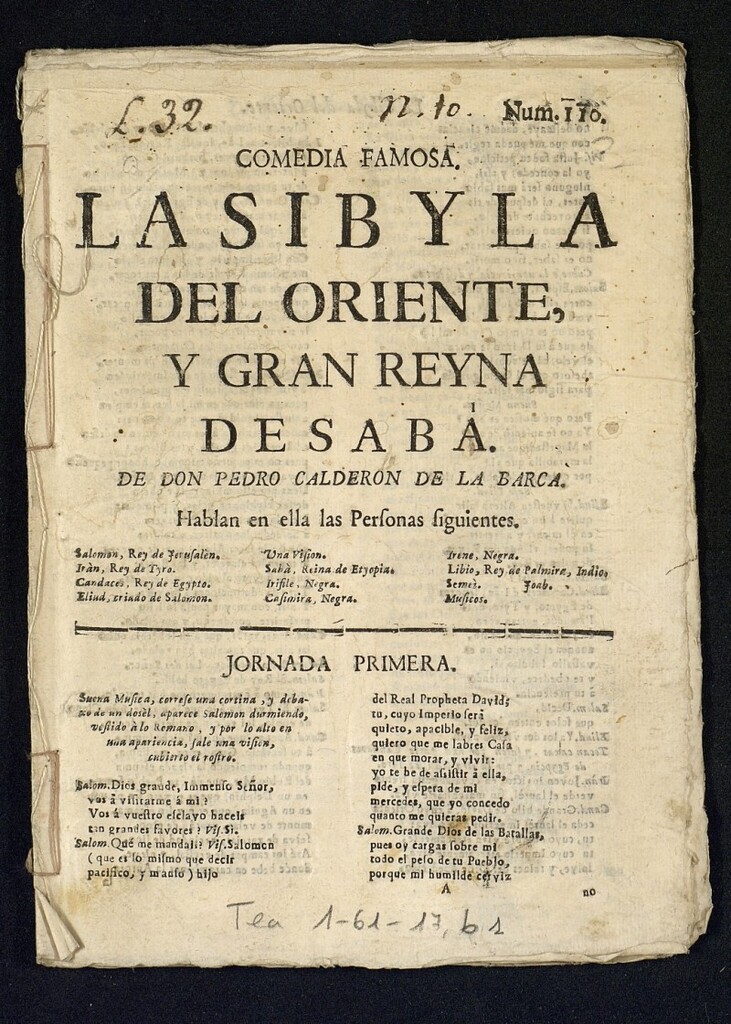 Miniatura de La sibila del Oriente y gran reina de Saba