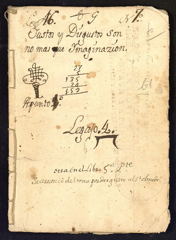 Miniatura de Gustos y disgustos son no más que imaginación
