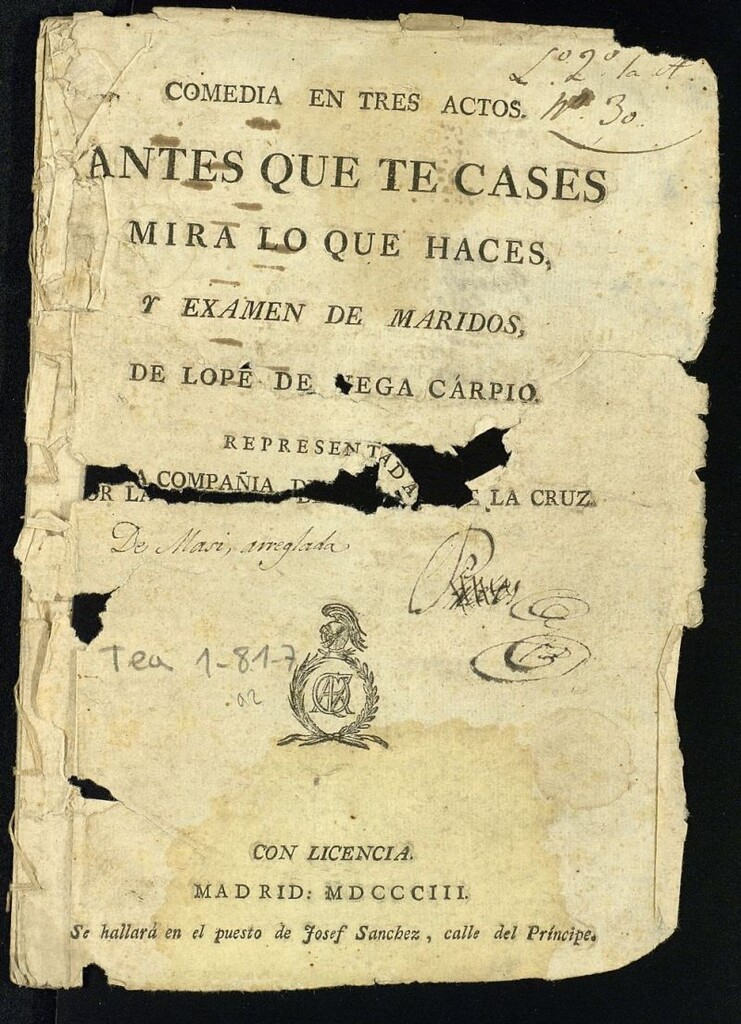 Miniatura de Antes que te cases mira lo que haces