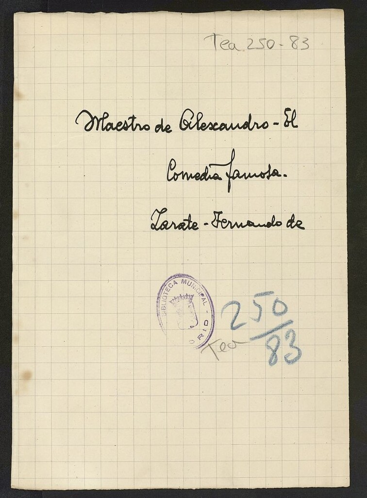 Miniatura de El maestro de Alejandro