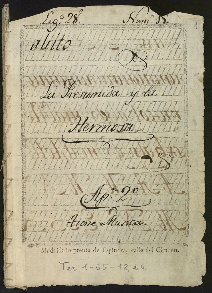 Miniatura de La presumida y la hermosa