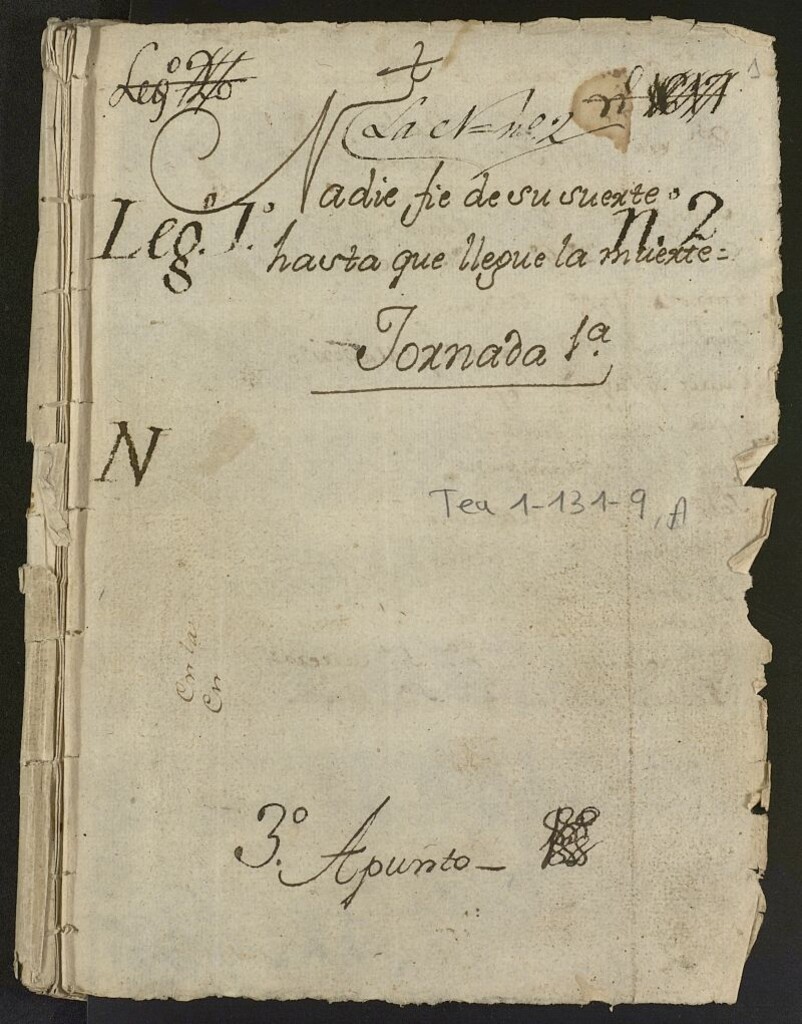 Miniatura de No hay dicha ni desdicha hasta la muerte