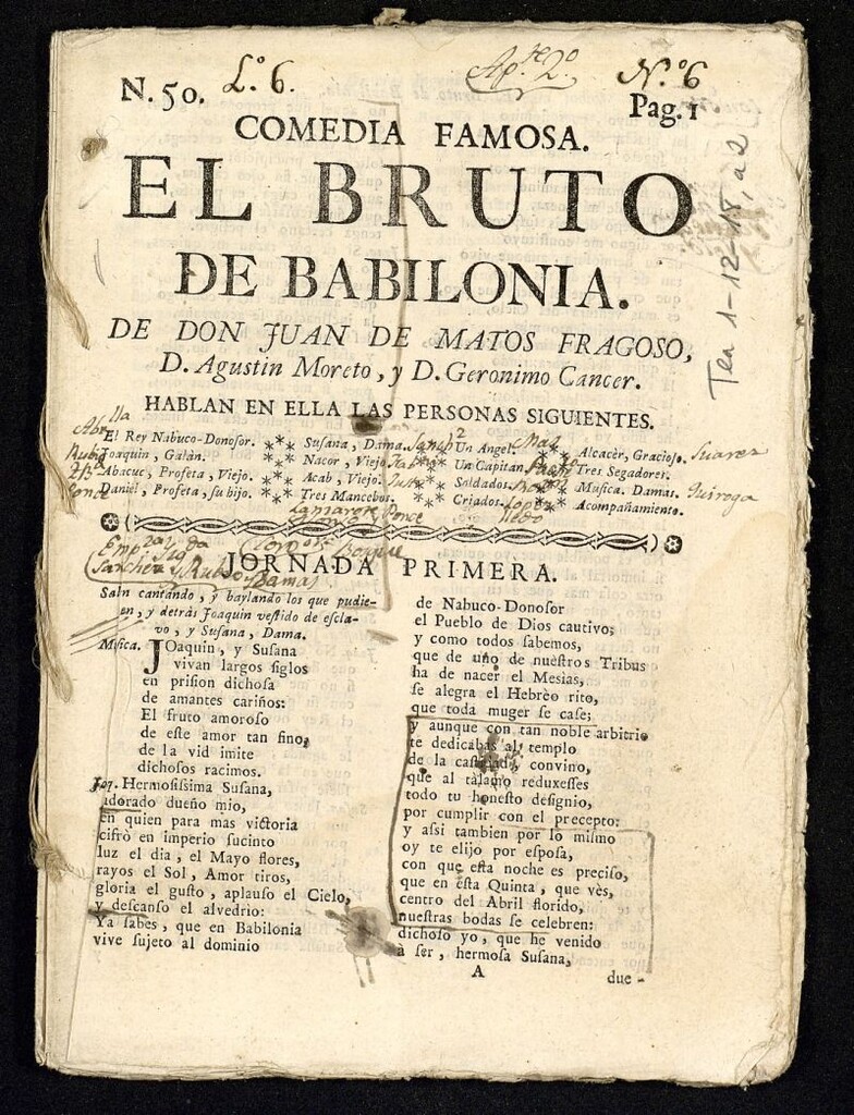 Miniatura de El bruto de Babilonia