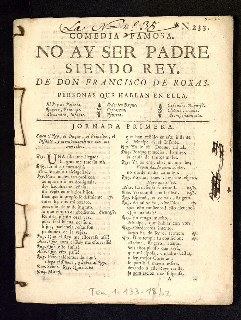 Miniatura de No hay ser padre siendo rey