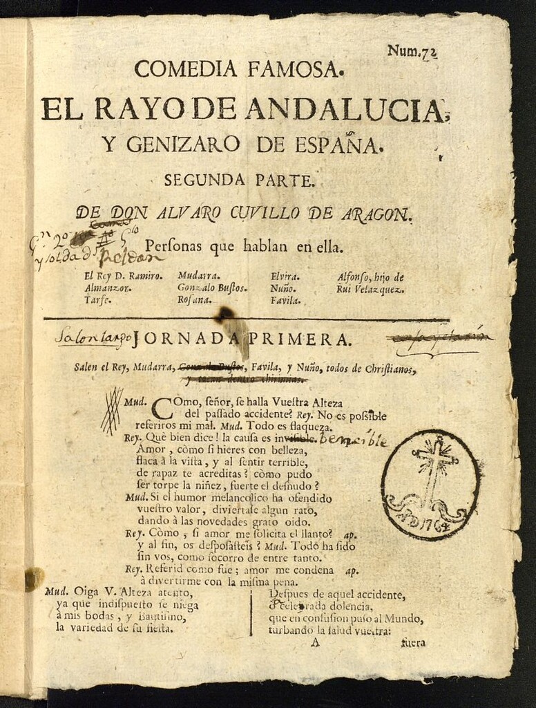 Miniatura de El rayo de Andalucía y jenízaro de España. Primera parte