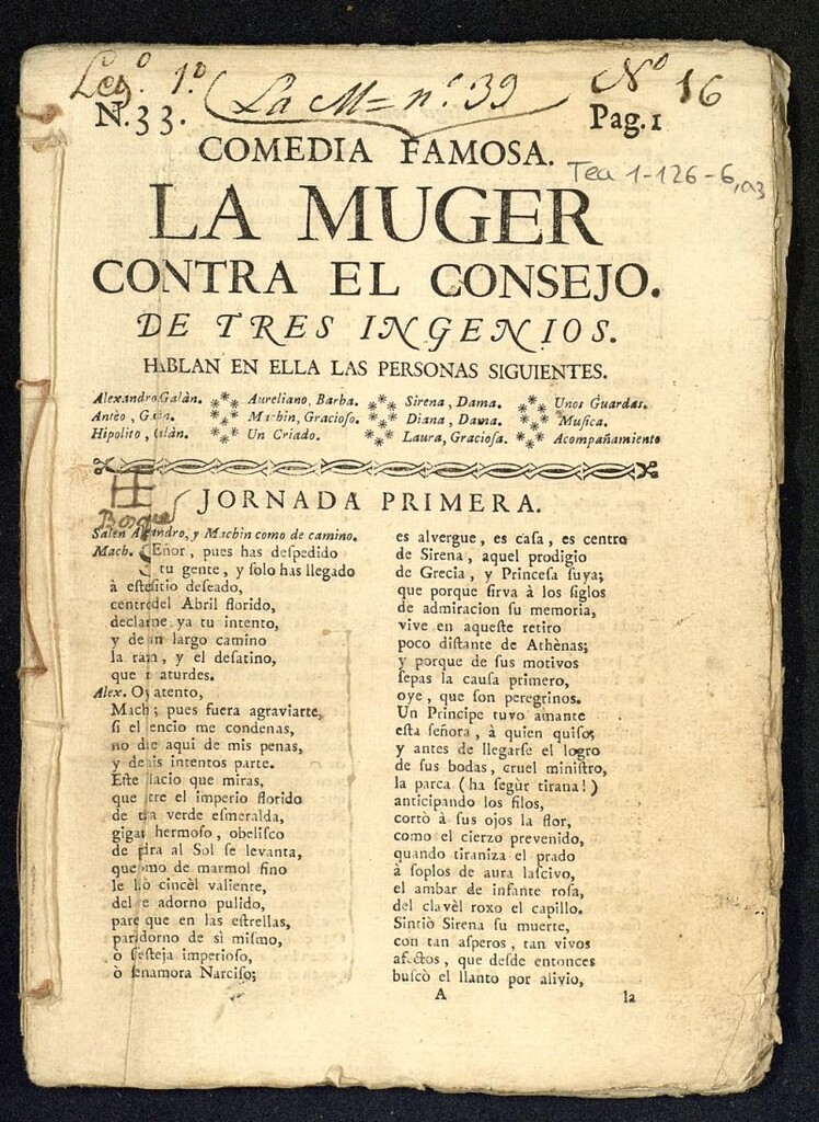 Miniatura de La mujer contra el consejo