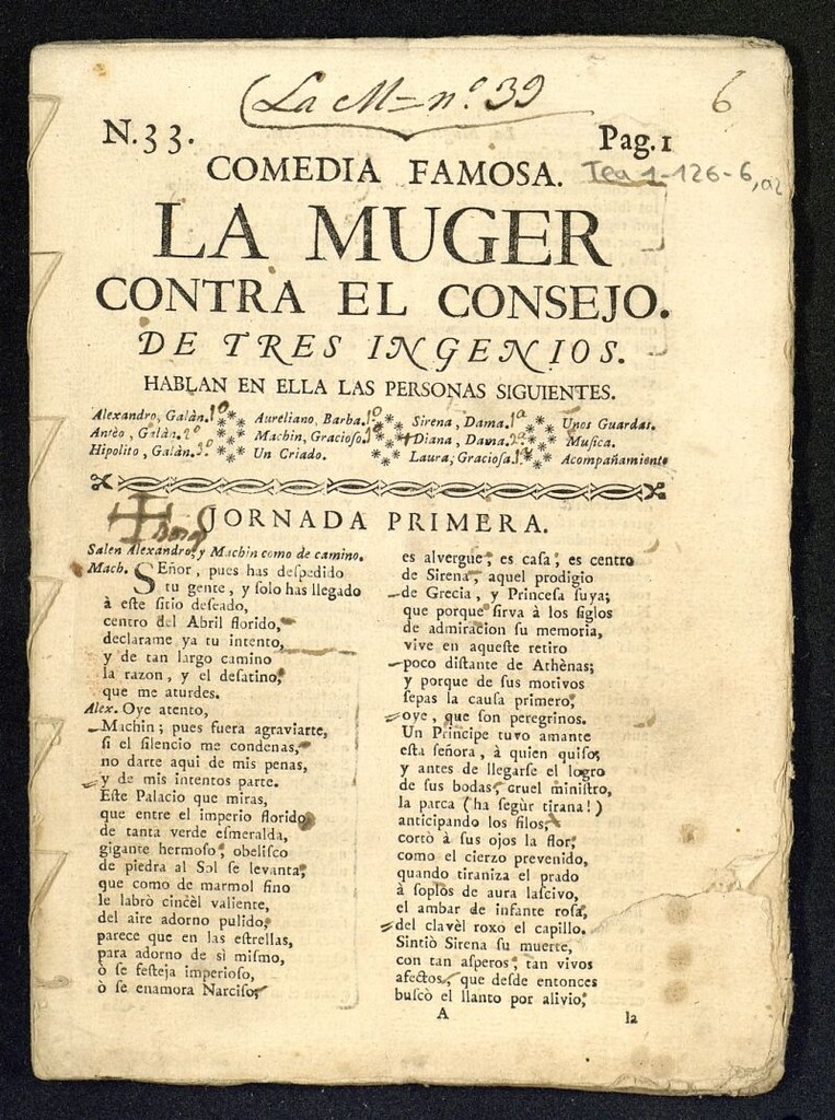 Miniatura de La mujer contra el consejo