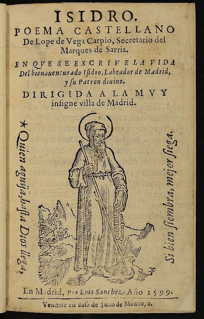 Miniatura de Isidro: poema castellano