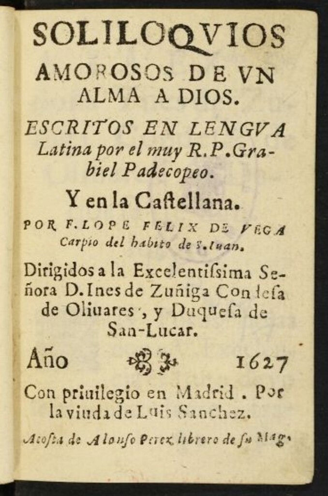 Miniatura de Soliloquios amorosos de un alma a Dios