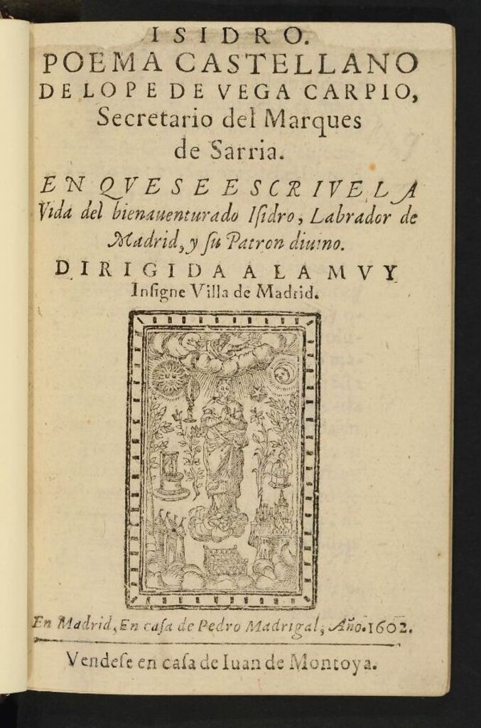 Miniatura de Isidro: poema castellano
