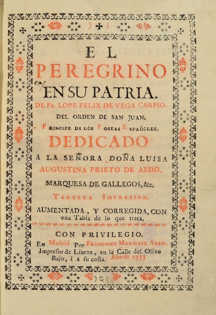 Miniatura de El Peregrino en su patria