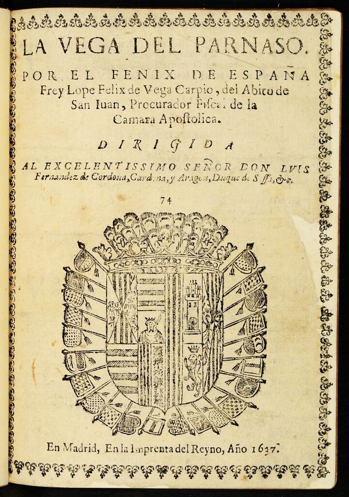 Miniatura de La vega del Parnaso